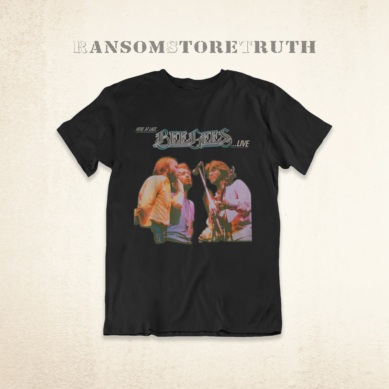 Discover The Bee Gees Rock Band Vintage Style T-Shirt