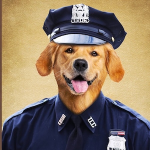 Policeman dog costume online