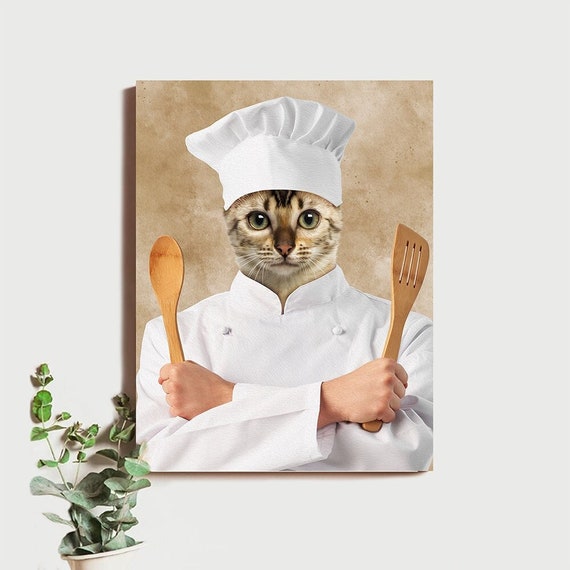 Custom Pet Portrait funny gifts Chef Pet Portrait Funny pet portrait Chef Pet personalized unique gift unique gifts Pet portraits Custom Pet Portrait funny gifts Chef Pet Portrait Funny pet portrait Chef Pet personalized unique gift unique gifts Pet portraits