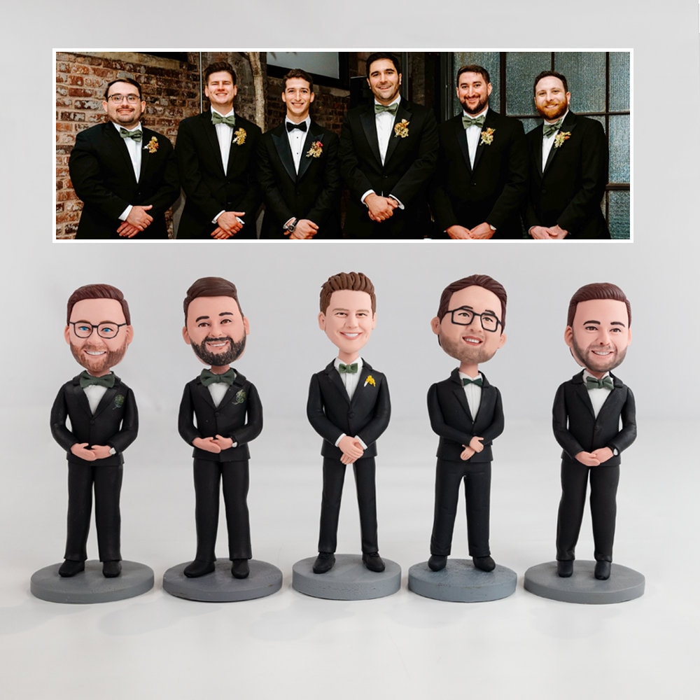 Father's Day Bobblehead Figurines Gifts, Handmade Bobblehead for Dad, Personalized Bobblehead Gifts for Daddy, Bobblehead Father's Day Gifts