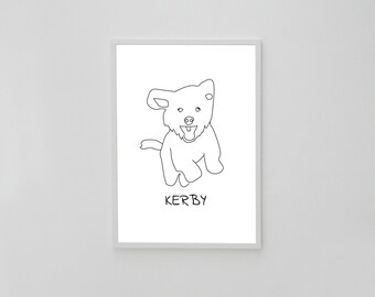 CUSTOM UGLY PORTRAIT, line drawing, bad portrait, Line Art, Custom Portrait, Pet portrait, Dog Portrait, Funny Portrait, Personalised Gift