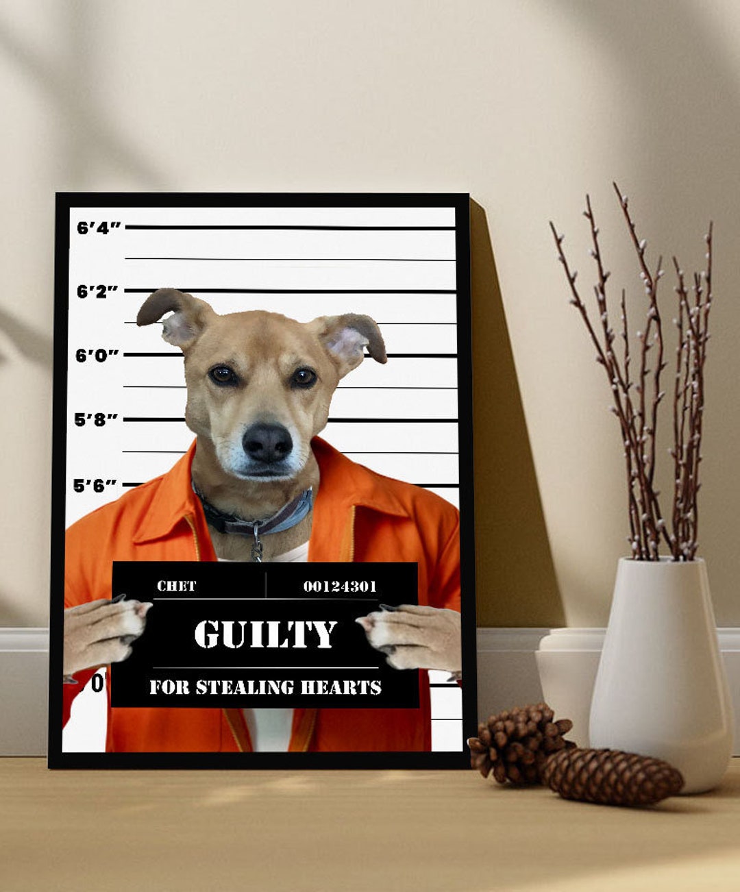 Stealing Socks Pet Portraits, Personalized Pet Portraits, Custom Mug