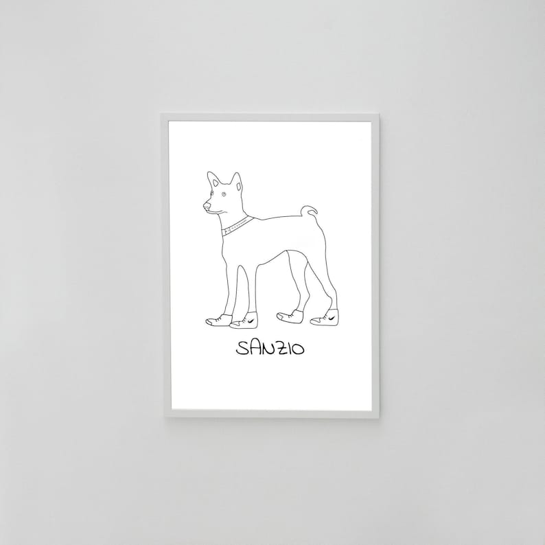 Funny Pet Portrait, Funny Line Art Portrait, Custom Ugly Portrait ...