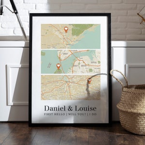 Personalized City Map, Custom City Map Prints, City Map Poster, Urban Map Artwork, City Map Art Decor, Modern City Maps, Minimalist City Map
