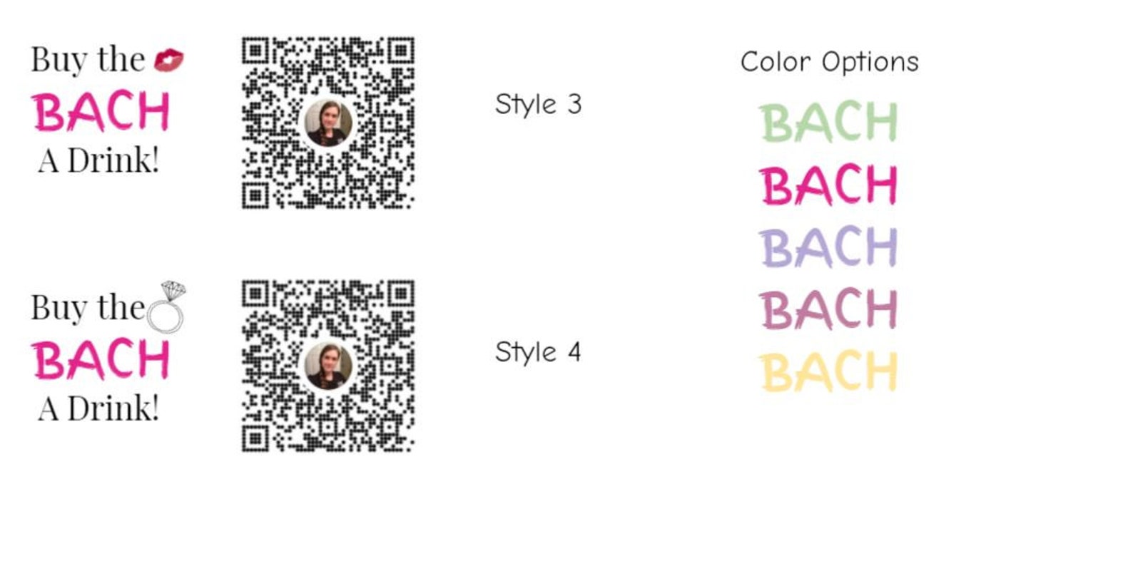 NEW Iridescent Color Venmo Qr Code Stickers / Cash App QR