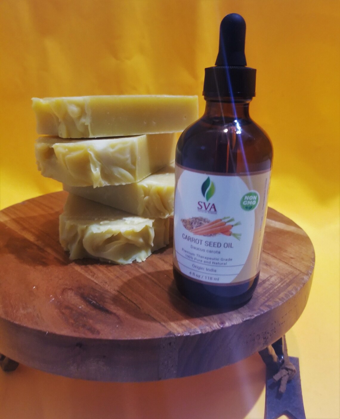 Organic Handmade Carrot Soap with Shea butter and Carrot seed Etsy