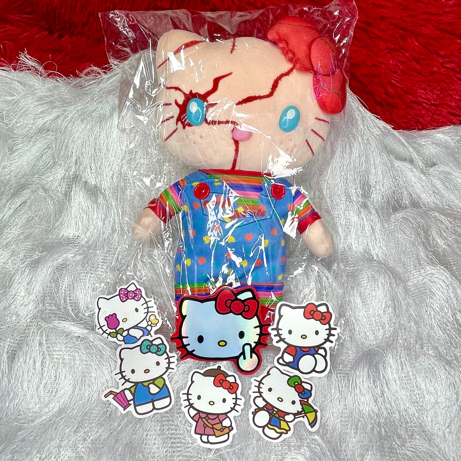 Hello kitty and Chucky plush Etsy