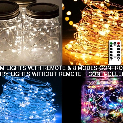 Battery Powered LED Fairy String Lights Battery Shaped Etsy UK