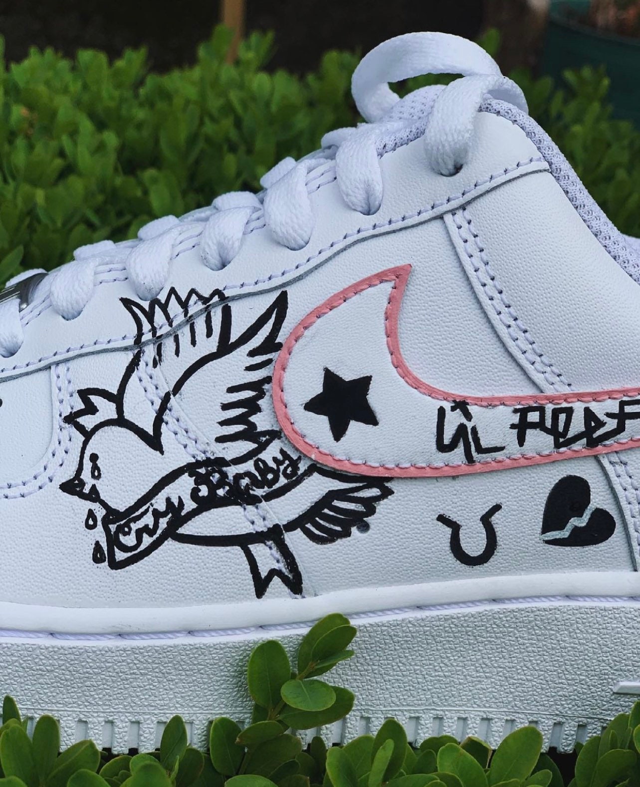 lil peep airforces