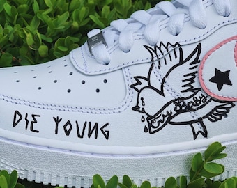 Shoes Sneakers Nike Air Force Lil Peep Lil Peep Air Force