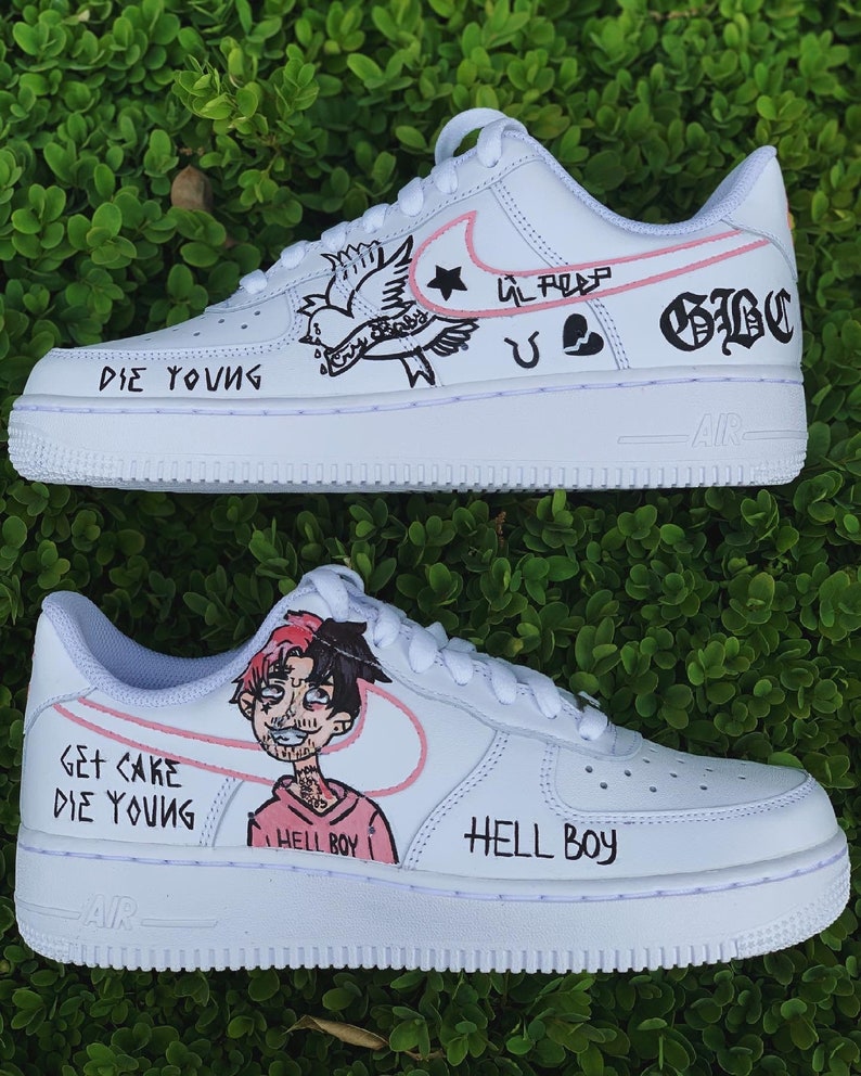 Custom Lil Peep Air Force 1 | Etsy