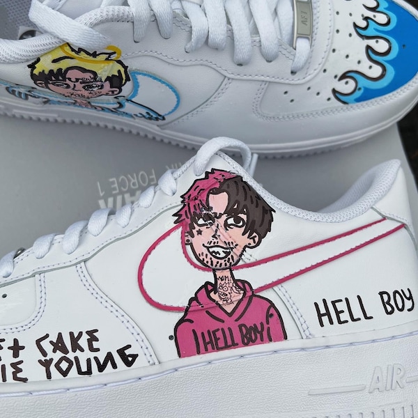 lil peep airforces