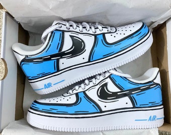 custom air force 1 cartoon