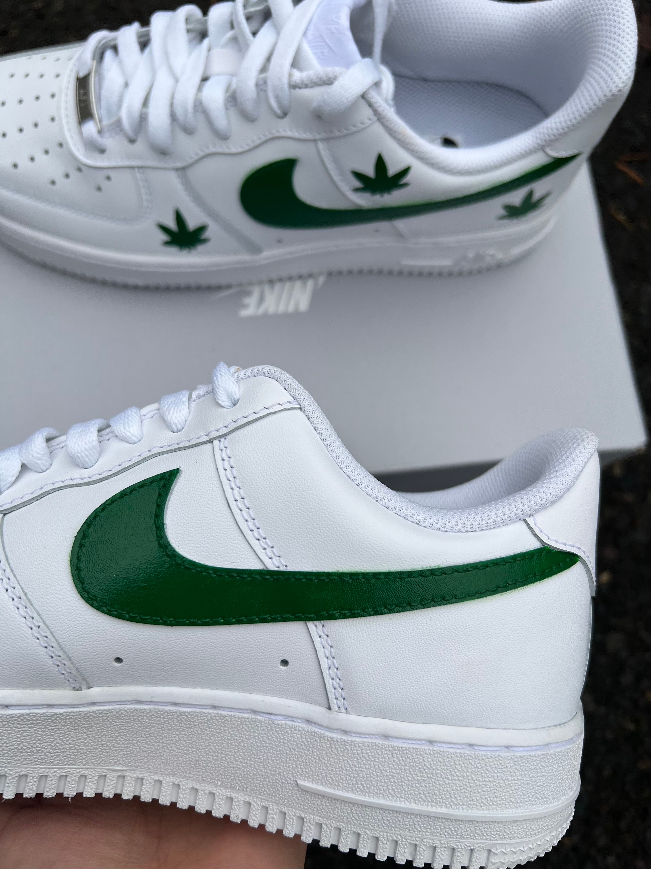custom air force 1 weed