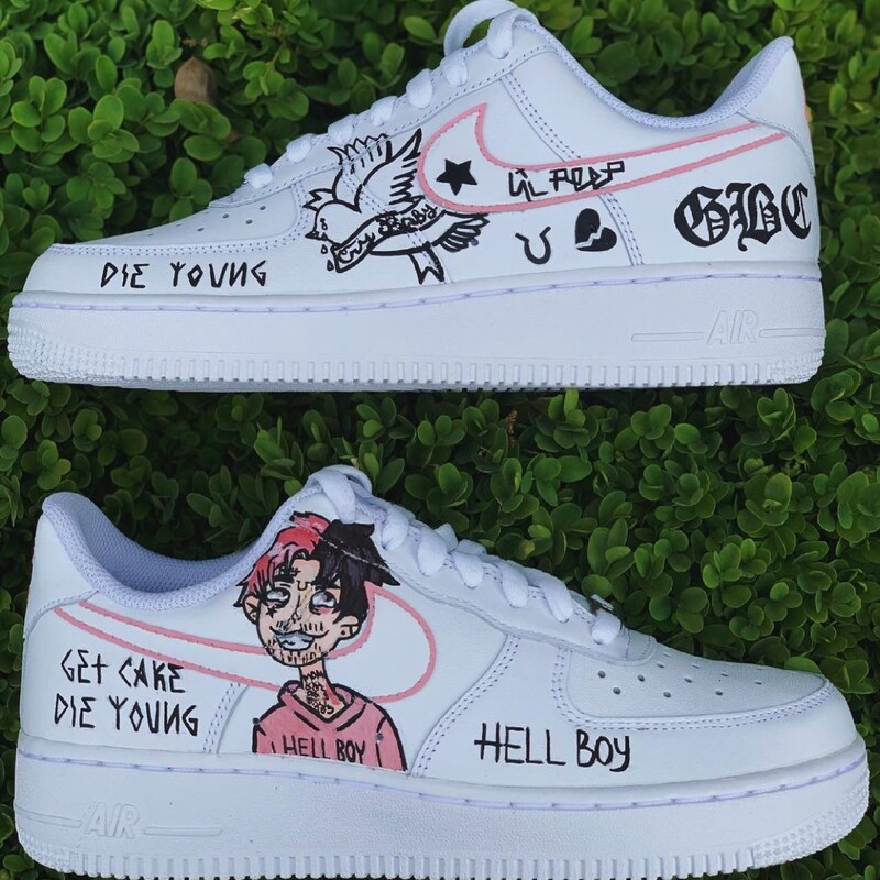 lil peep shoes custom