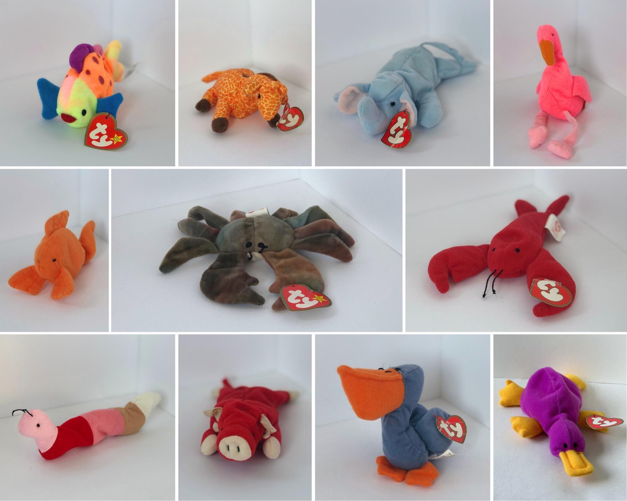 【レア】マクドナルド　teenie BEANIE BABIES 15 Lot VINTAGE McDonalds Ty Teenie Beanie Babies Some With