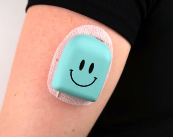 Omnipod Cover - Print - Happy Light Blue