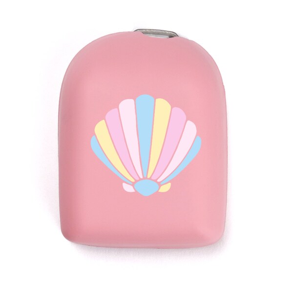 Omnipod Cover - Print - Seashell - Light Pink