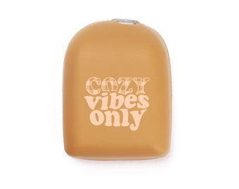 Omnipod Cover - Print - Cozy Vibes - Caramel