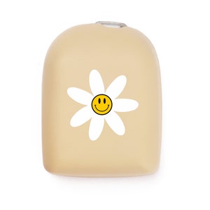 Omnipod Cover Print Happy Daisy Sand