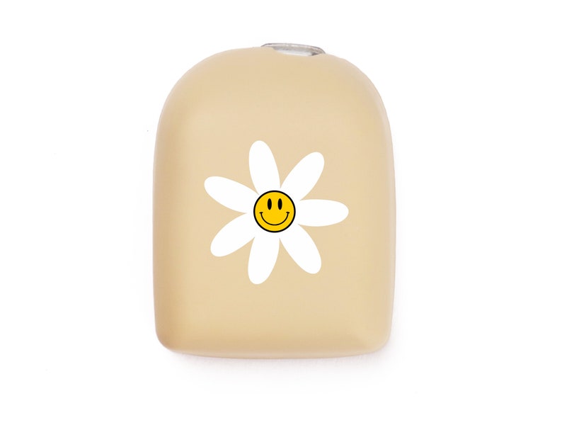 Omnipod Cover Print Happy Daisy Sand