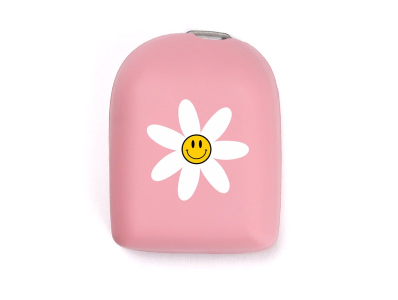 Omnipod Cover Print Happy Daisy Light Pink