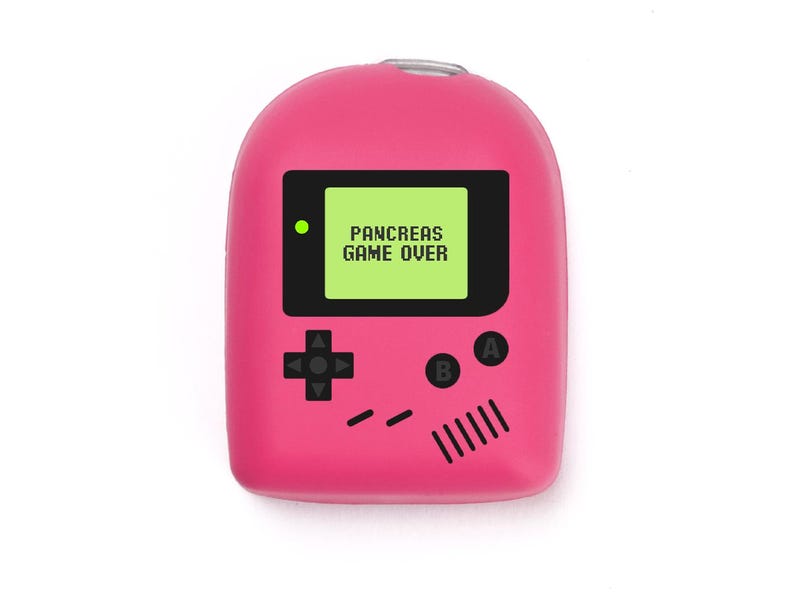 Omnipod Cover - Print - Game Over Sorbet