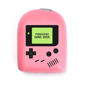 Omnipod Cover - Print - Game Over Blush