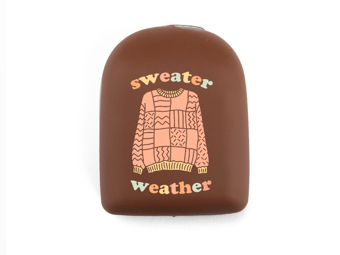Omnipod Cover Print Sweater Weather Chocolate Milk - Etsy