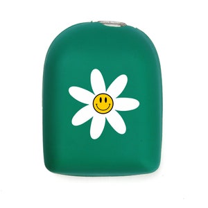 Omnipod Cover Print Happy Daisy Emerald