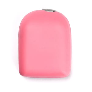 May include: A pink silicone case for a small electronic device.