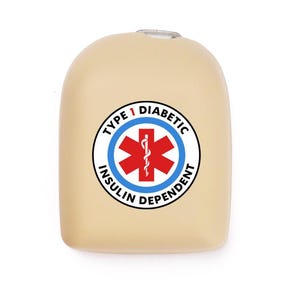 Omnipod Cover - Stampa - Avviso medico per diabete di tipo 1