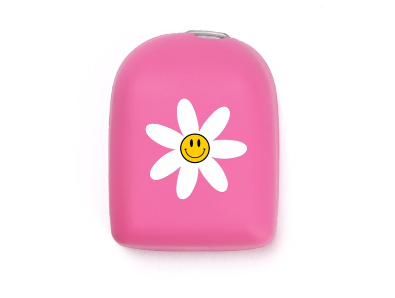 Omnipod Cover Print Happy Daisy Barbie Pink