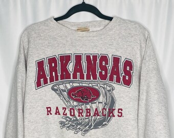 arkansas razorbacks crewneck sweatshirt
