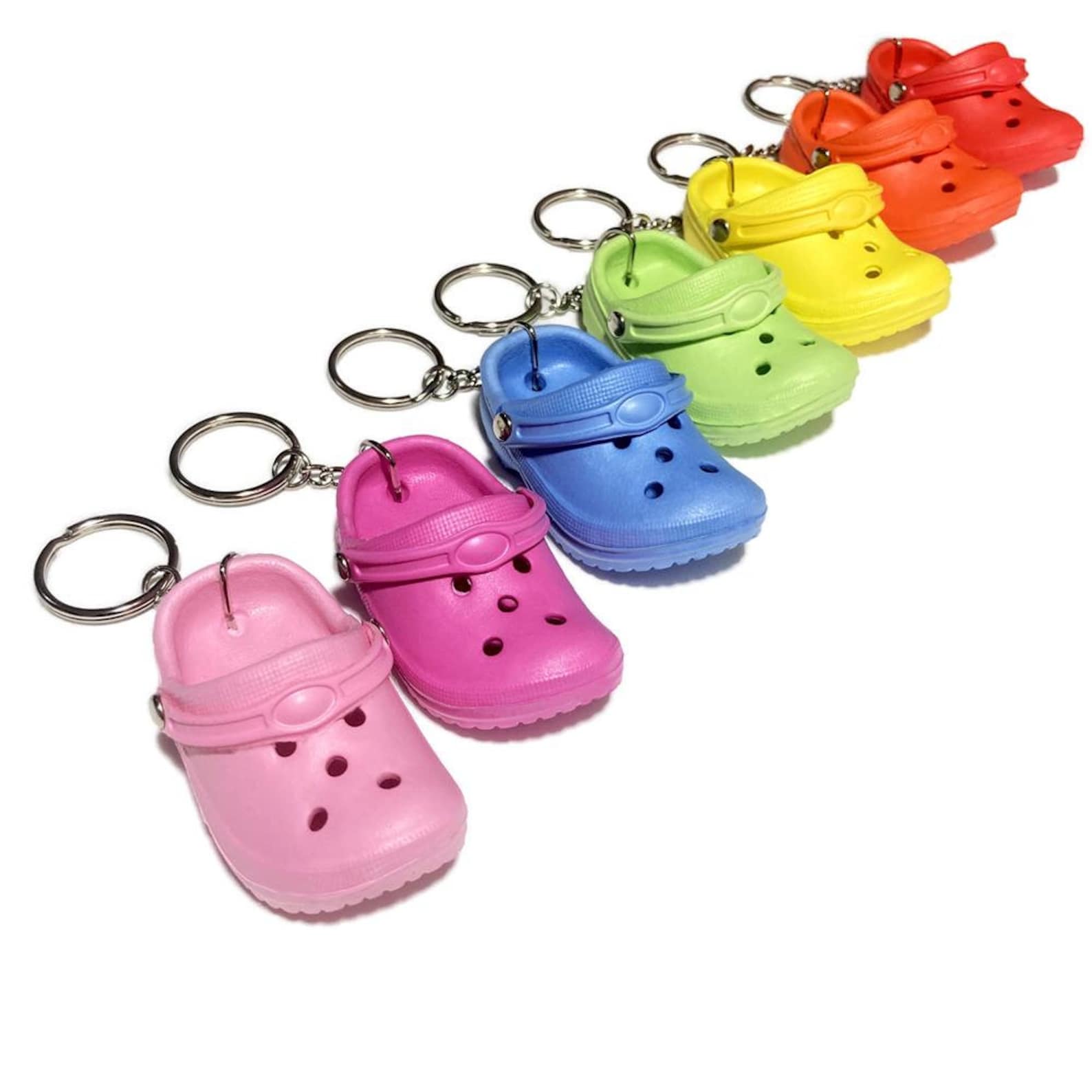 1pc Mini Croc Shoe Keyring Available in 7 COLOURS Etsy