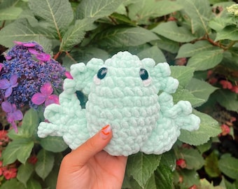 Fabian the Frog Crochet PATTERN + Poison Dart Frog MOD