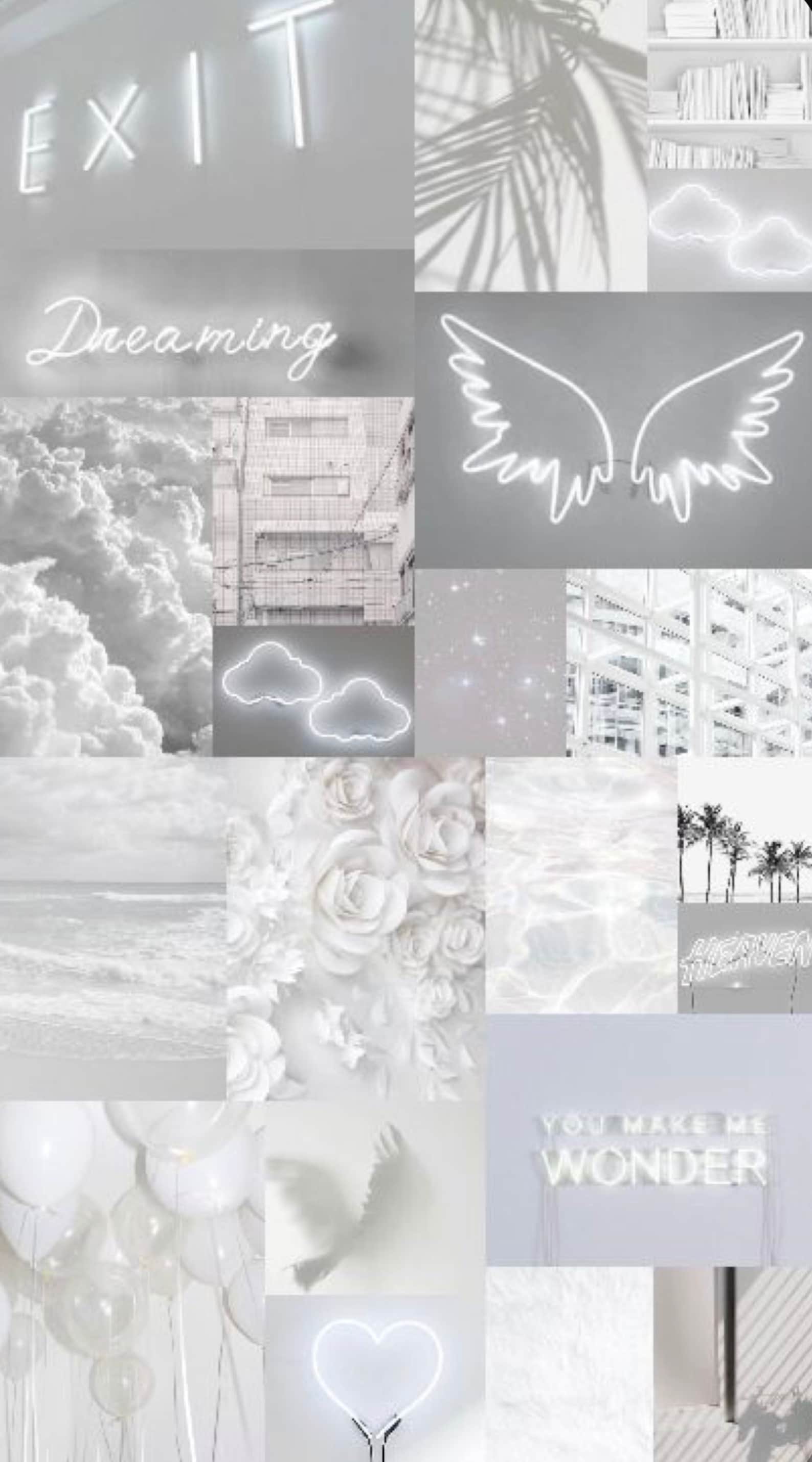 White aesthetic collage kit 6x4 pack of 25150 Etsy