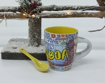 Lisboa Portugal Mug / Coffee Mug / Office Mug / Ceramic Mug / Vintage Mug / Ceramic Cup / Funny Mugs / Pottery Mugs / Christmas Gift