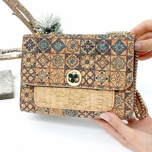 Cork Shoulder And Crossbody Bag / Cork Bag For Women / Cork Shoulder Bag / Cork Bag / Crossbody Bag / Ecofriendly Bag / Bohemian Bag