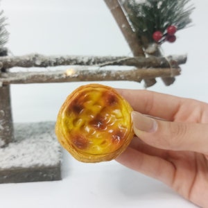 Portugal magneet vlataart / Pastel de Nata / Voedselmagneet / Souvenir uit Portugal / Portugal Save The Date / Portugal cadeaus / Leuk cadeau