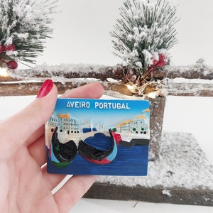 Aveiro Ceramic Magnet / Ceramic Magnet / Aveiro Magnet / Souvenir From Portugal / Portugal Save The Date / Portugal Gifts / Gift For Mom