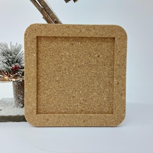 Base de corcho / Base de corcho para colocar baldosas / Arte de corcho / Posavasos de corcho / Utensilios de cocina / Regalo de recuerdo de viaje / Regalo para él / Regalo para ella