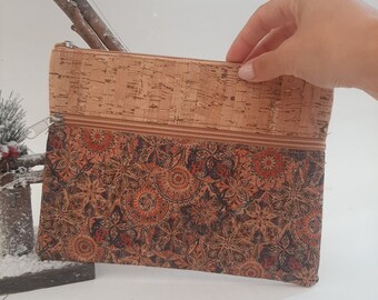Portefeuille Femme En Liège Vegan - Motif Serpent - Écologique Et Imperméable Par NATURALE
