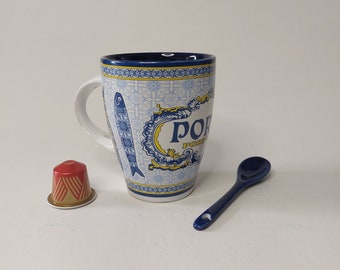 Porto Mug / Ceramic Mug / Tea Mug / Office Mug / Coffee Mug / Vintage Mug / Travel Mug / Ceramic Cup / Gift For Him / Gift For Her