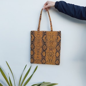 Cork Tote Bag / Bolsa de la compra / Bolsa vegana / Regalo para ella / Bolsa de corcho / Bolsa de mercado / Bolsa boho de corcho / Bolsa de mujer