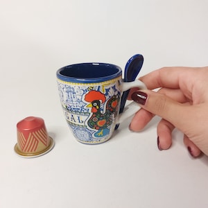 Portugal Mug / Travel Mug / Gift Mug / Coffee Cup / Espresso Cup / Ceramic Mug / Pottery Mugs / Funny Coffee Mugs / Latte Mug / Vintage Mug