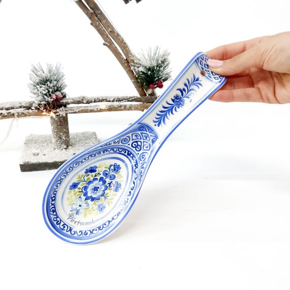 Portugal Kitchen Spoon Base / Ceramic Spoon Rest / Utensil Rest / Kitchen Utensils / Portuguese Souvenir / Portugal Gifts / Portuguese Decor