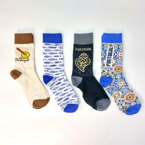 Portugal Socks/ Happy Socks / Christmas Socks / Cotton Socks / Family Socks / Cute Socks / Gift From Portugal / Christmas Gift / Family Gift