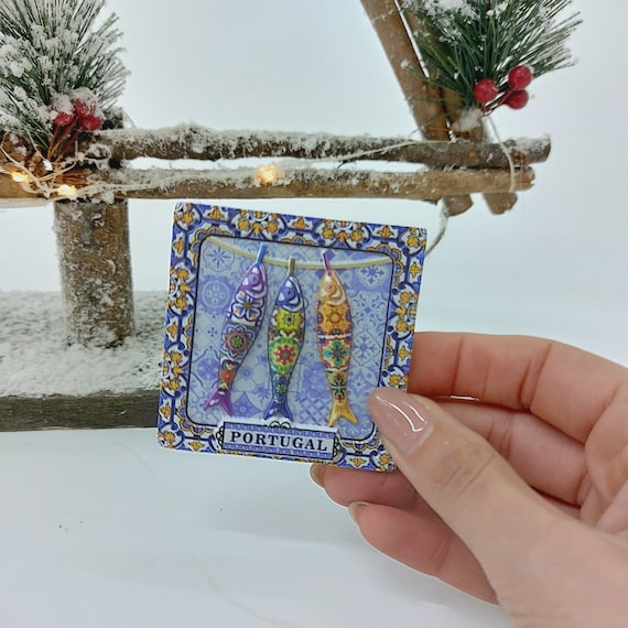 Aimant De Réfrigérateur En Verre Cristal 3D Du Portugal