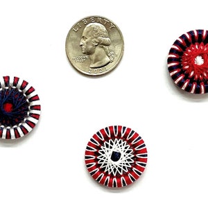 Thread Buttons, 3-pack, 1” Each, Shirtlace, Zwirnknopfe Buttons for ...